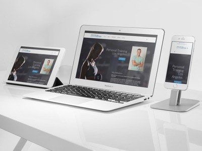 Eddie Lester website responsive mockup