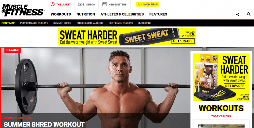 personal trainer website ideas