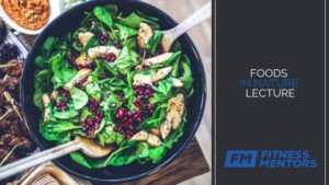 Foods in Nature Lecture 9 Copy of Exercise Science Careers