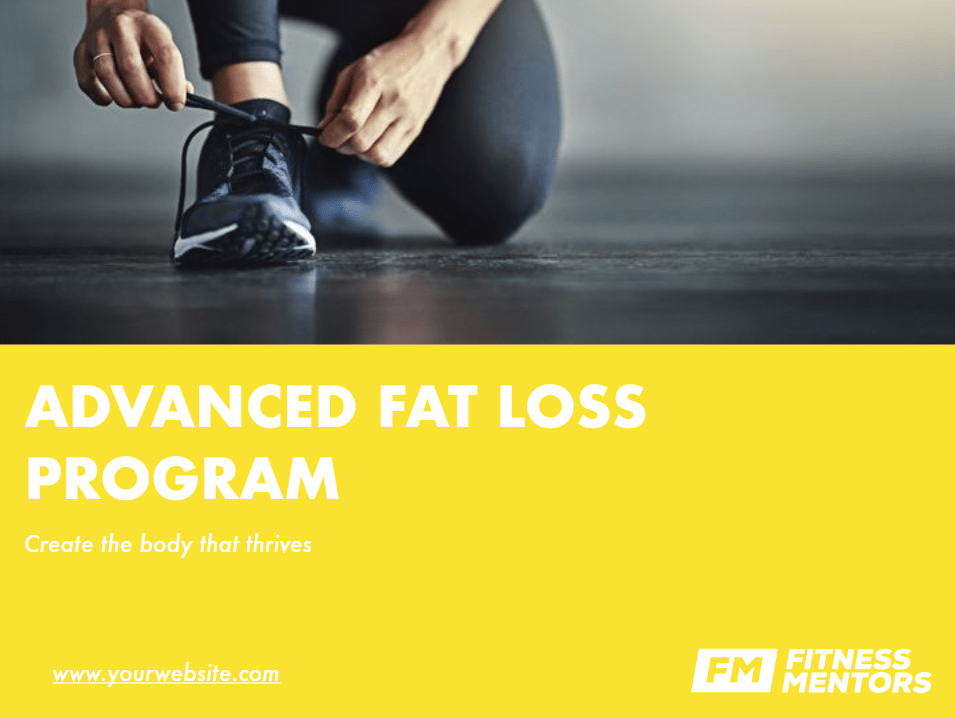 Online Personal Training Program Design Templates 2 Advanced-Fat-Loss-Title-Page