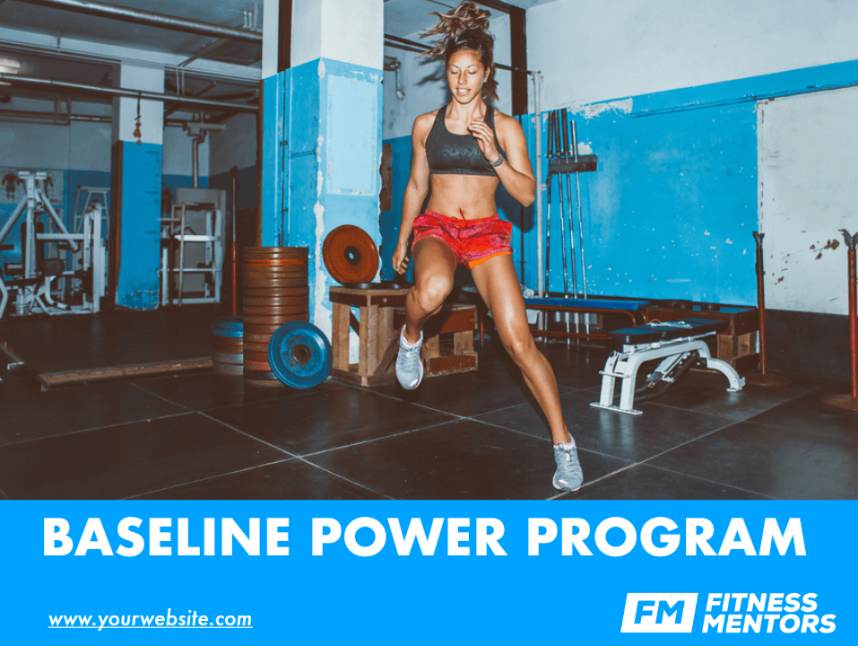 Online Personal Training Program Design Templates 8 Baseline-Power-Title-Page