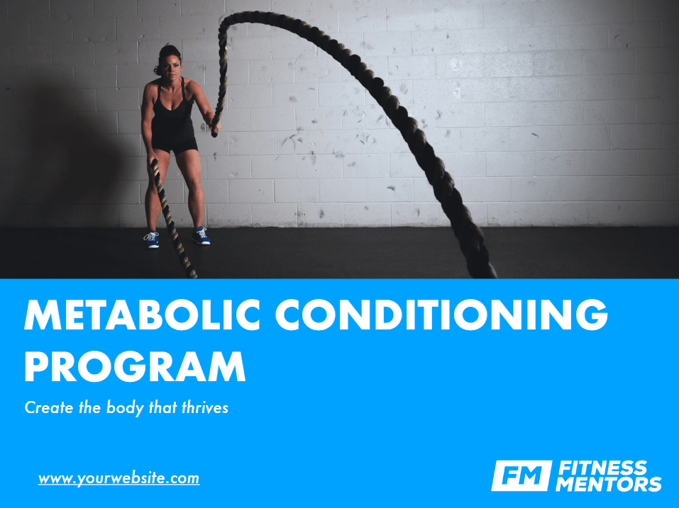 Online Personal Training Program Design Templates 10 Metabolic-Conditioning-Title-Page