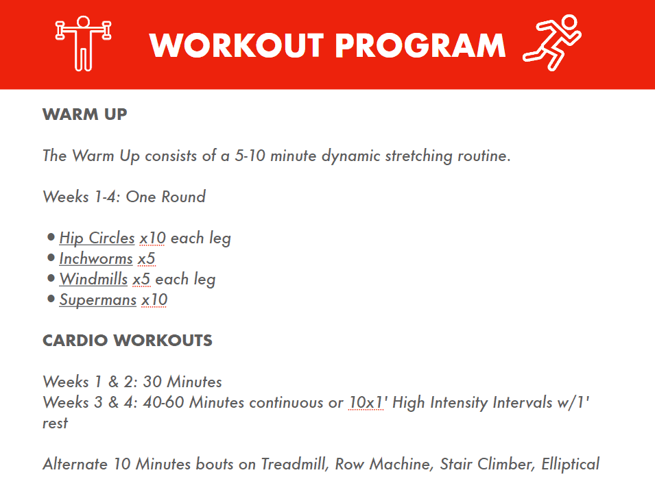 Online Personal Training Program Design Templates 17 Sample-Warm-Up-and-Cardio