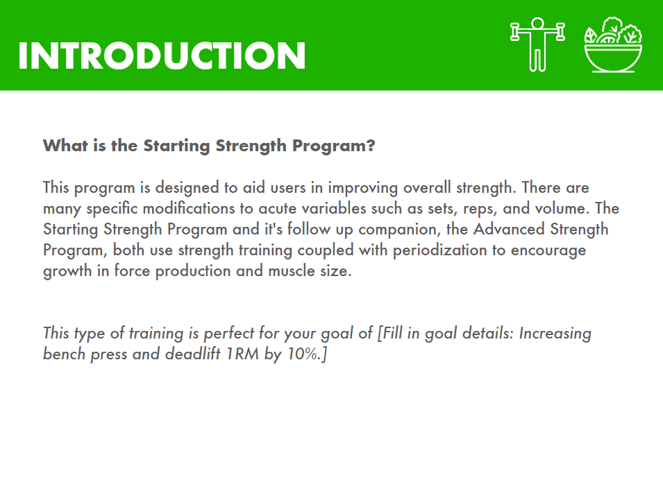 Online Personal Training Program Design Templates 16 Sample-workout-program-introduction