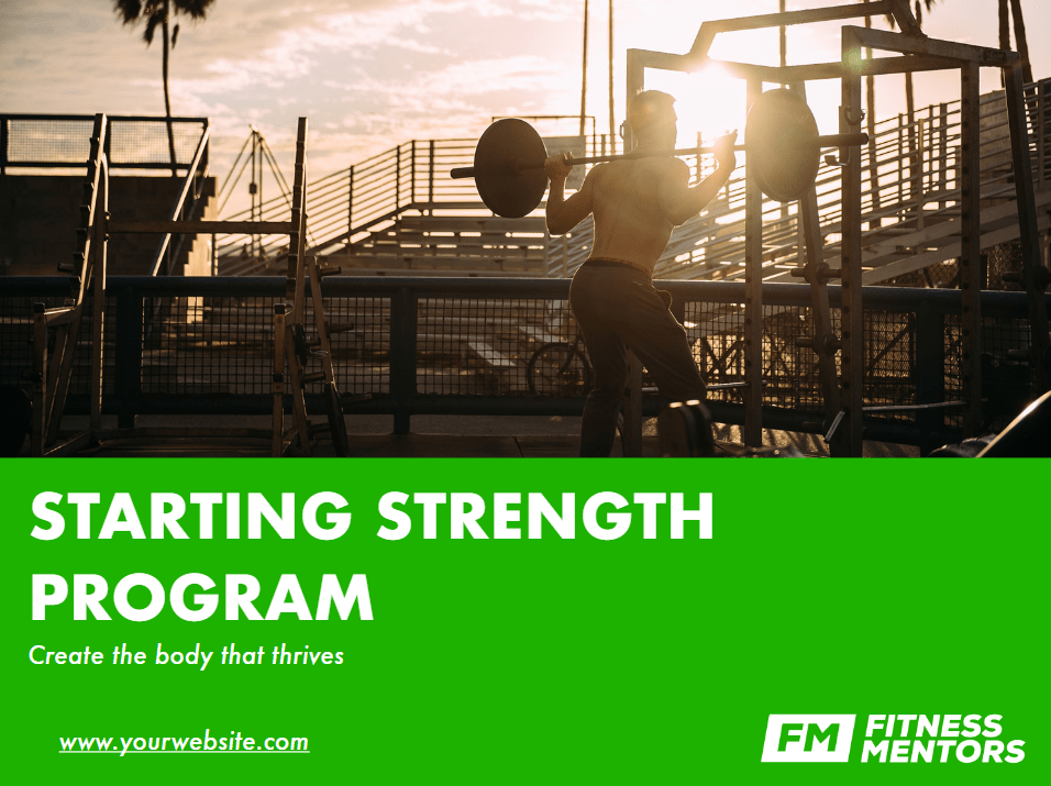 Online Personal Training Program Design Templates 6 Starting-Strength-Title-Page