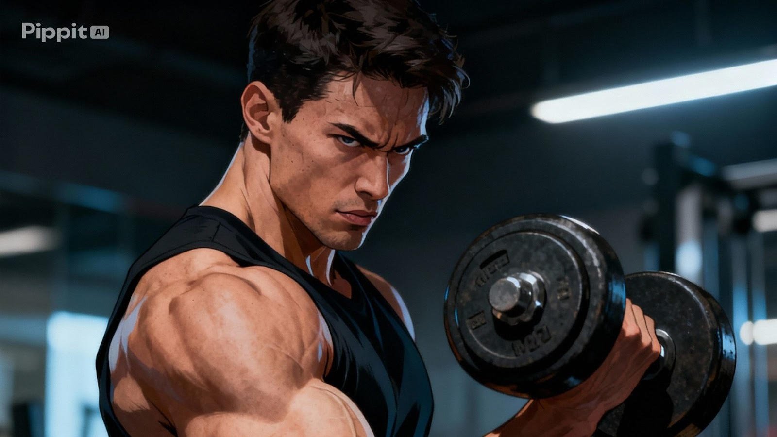 Experiment With Different Expressions In Lip Sync AI Fitness Videos