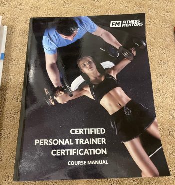 The cover of the Fitness Mentors CPT Personal Trainer Textbook